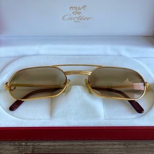 Vintage Must de Cartier Sunglasses 100% Authentic